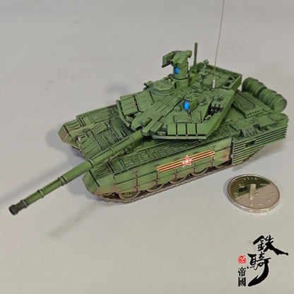 Homemade 1/72 T90MS Main Battle Military Tank Finished Plastic Model Ornament