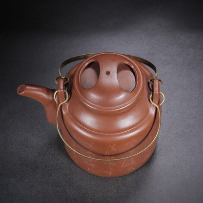 Chinese Yixing Zisha Clay Handmade Exquisite Teapot（洋桶 底款：顾景舟）