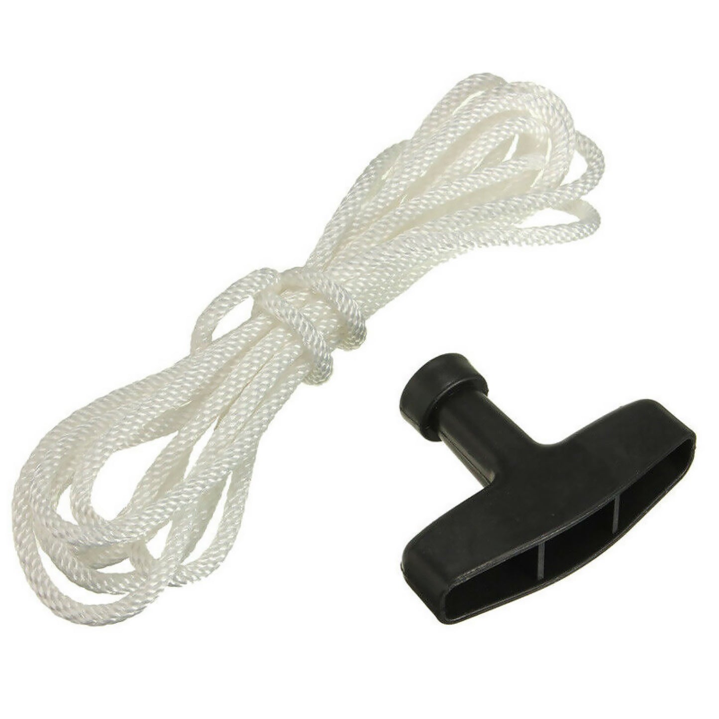 Plastic& Polyester Starter Line Rope With Pull Handle For Petrol Lawnmowers b