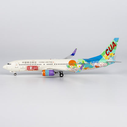 1:200 NGmodels China United Airlines B737-800 Passenger Airplane Diecast Model