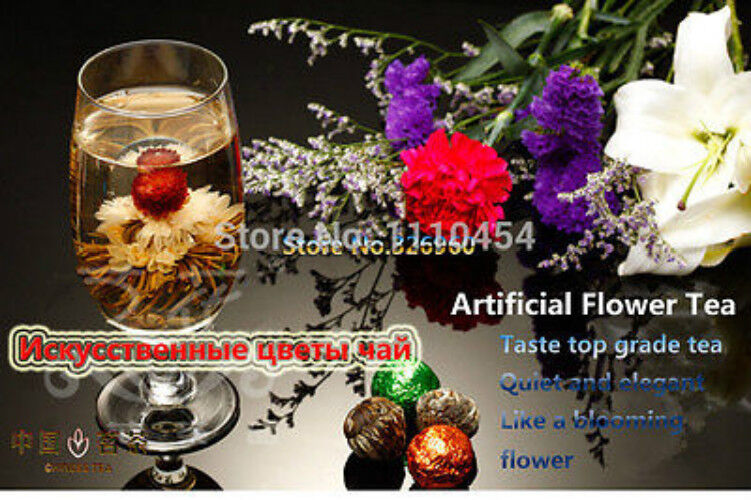 16 Kinds of Handmade Blooming Flower Tea Herbal Tea Premium Fragrant Green Tea