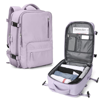 Lightweight Travel Backpack Bags Women's Multifunctional Charging Woman Luggage