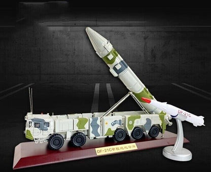 1:35 DF-21C Medium-range Ground-to-Ground Guided Missile Launcher Diecast Model