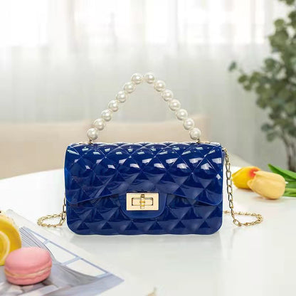 Handbag Synthetic Leather Small Shoulder Bags Cosmetic Little Square Chain Purse