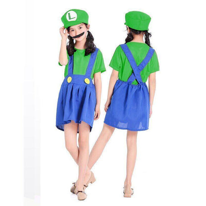 Cosplay Disfraz De Super Mario Traje De Para Adultos Y Niã±os Fiesta De Hallowee