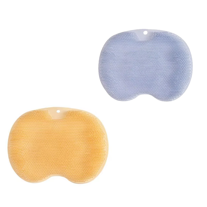 Foot Back Scrubber Exfoliating Silicone Massager Pad Cleaning Mat Bath Shower