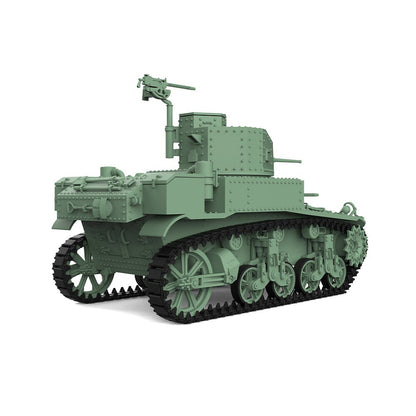 SSMODEL SS24504 1/24 Military Model Kit US M3 Stuart Light Tank