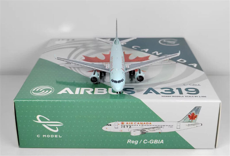 C Model AIR CANADA for AIRBUS A319 C-GBIA 1/400 Aircraft Pre-built Model