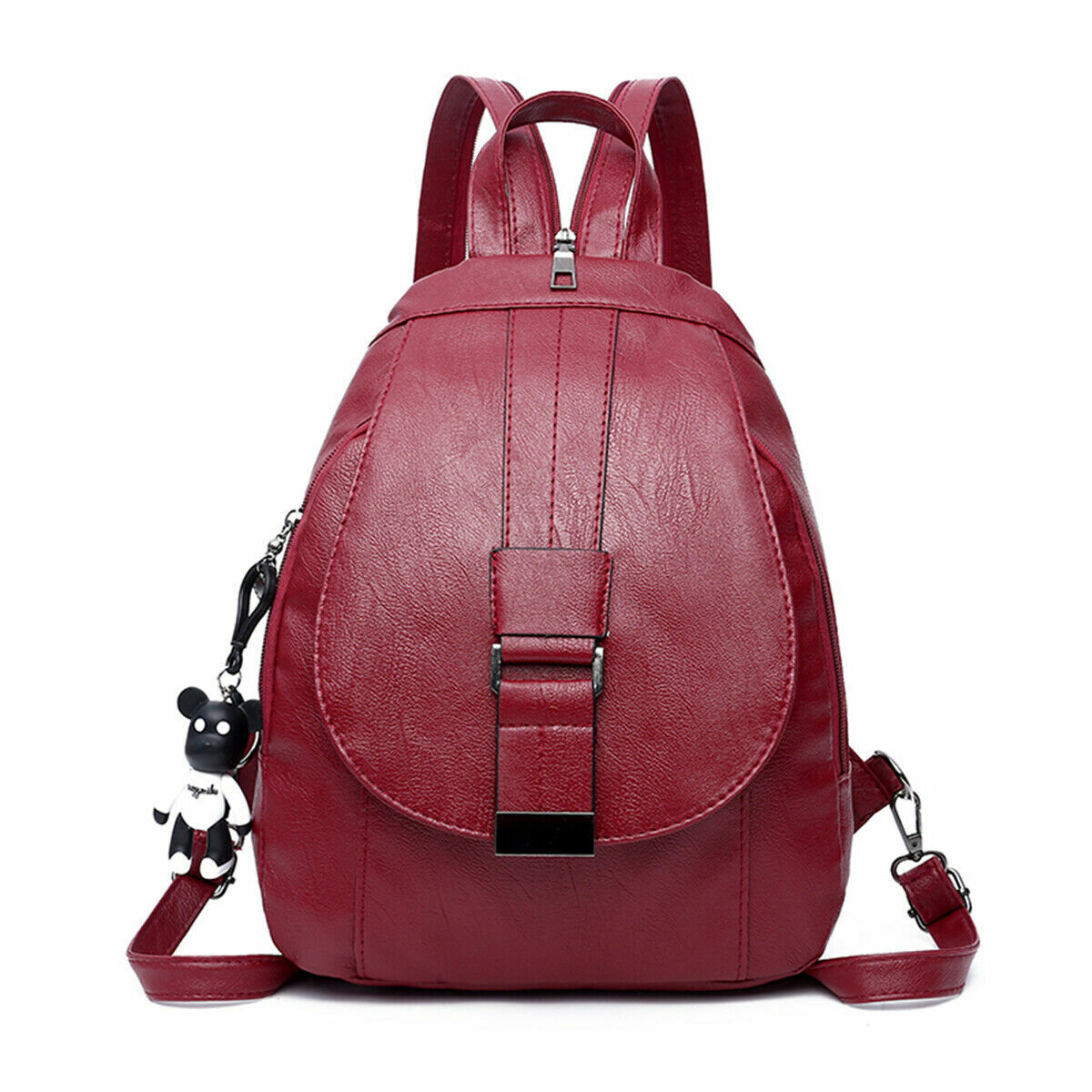 Women's Ladies PU Leather Backpack Travel Handbag Satchel Rucksack Shoulder Bag