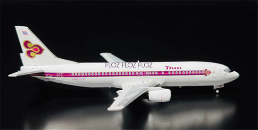 Miniature Model Thai for Boeing B737-400 HS-TDH 1:400 Aircraft Pre-built Model