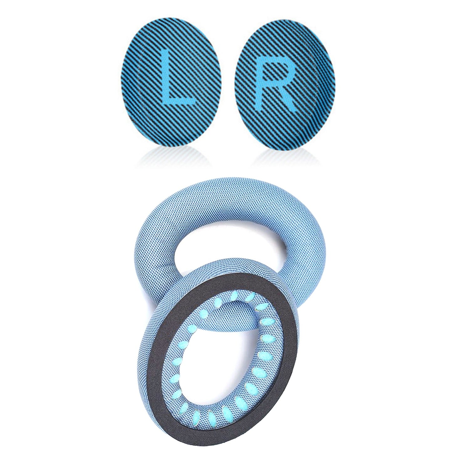 Blue Soft Ear Pads Cushion Cover For BOSE Quiet Comfort QC35 QC35II Headphones