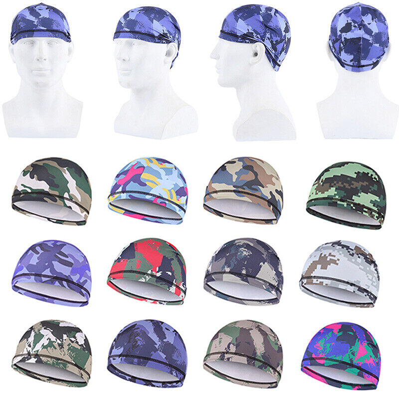 Mens Skull Hat Bike Helmet Hat Cycling Skull Cap Riding Cap Bicycle Classic