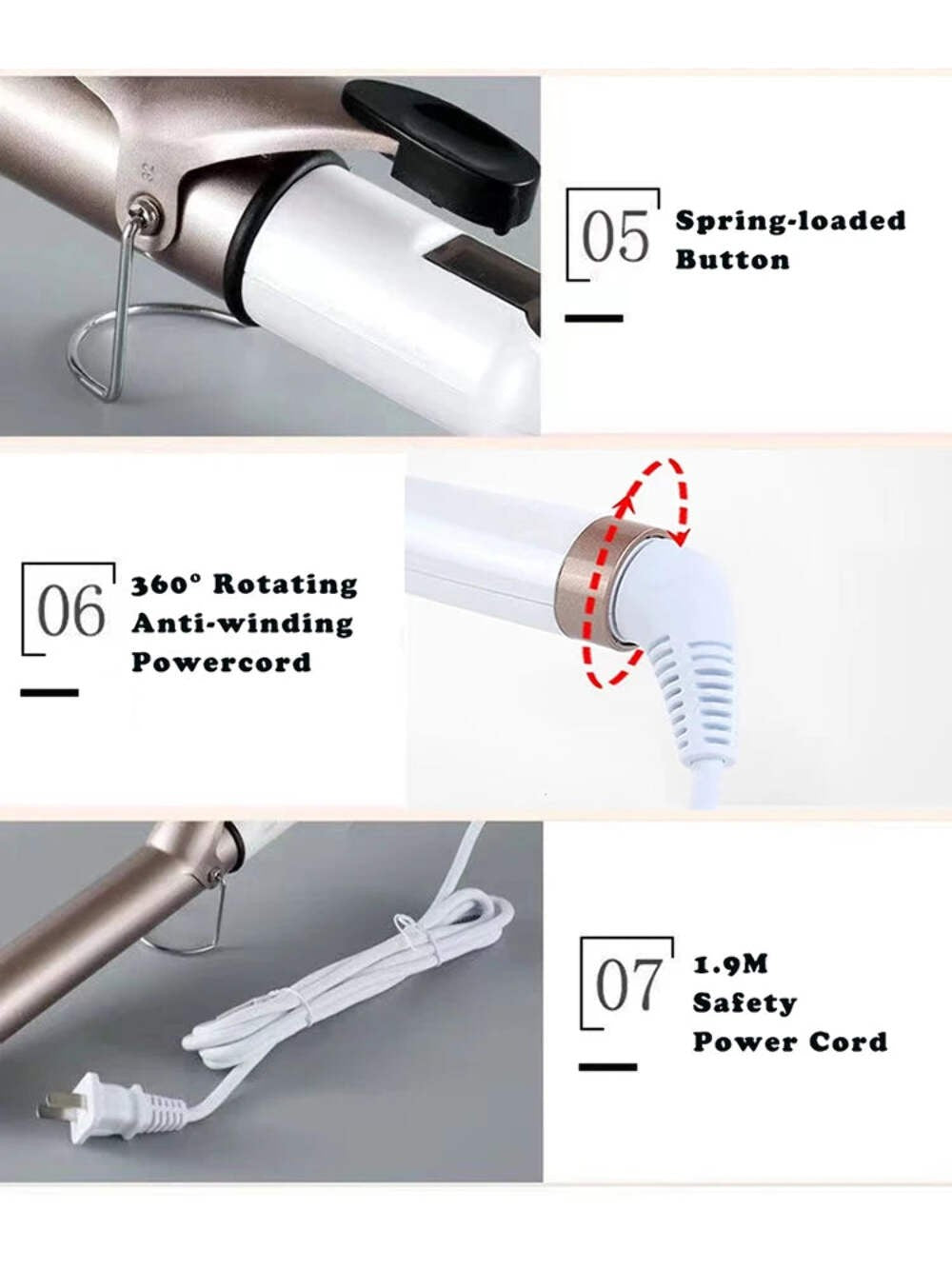 Hair Curlers – Ceramic LCD Waver & Styling Tool