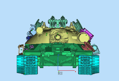 3D Printed S-a 705 Project A 3D style "Polar Bear" Tank Model Kit