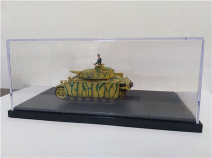 3R WWII German Panzer III Ausf.N tank with crew 1/72 ABS Tank Pre-builded Model
