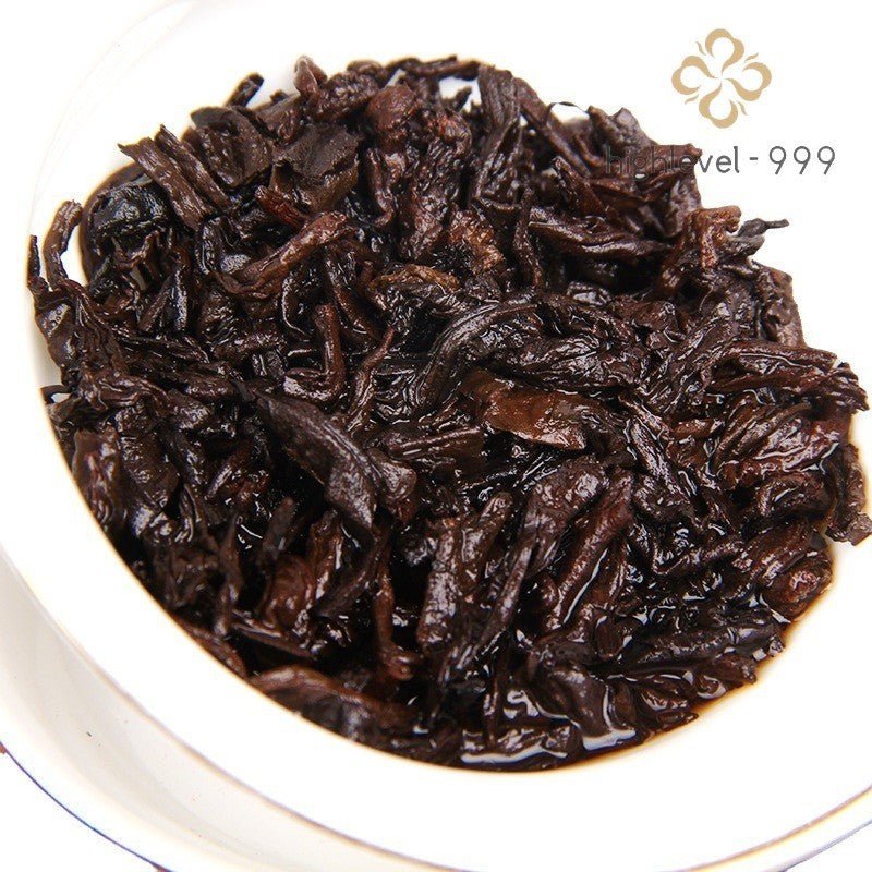 90g Ripe Pu'er Tea Brick 2015 Yunnan Yiwu Zhengshan Old Tree Aged Leaf Tea