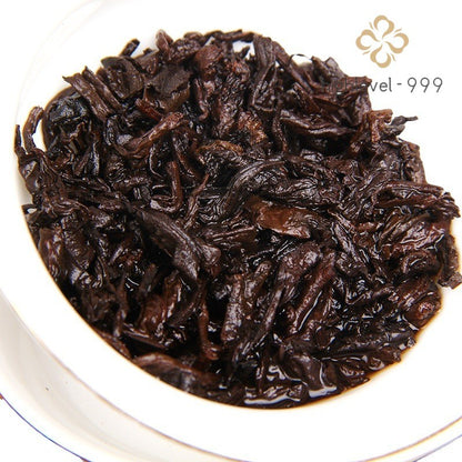 90g Ripe Pu'er Tea Brick 2015 Yunnan Yiwu Zhengshan Old Tree Aged Leaf Tea