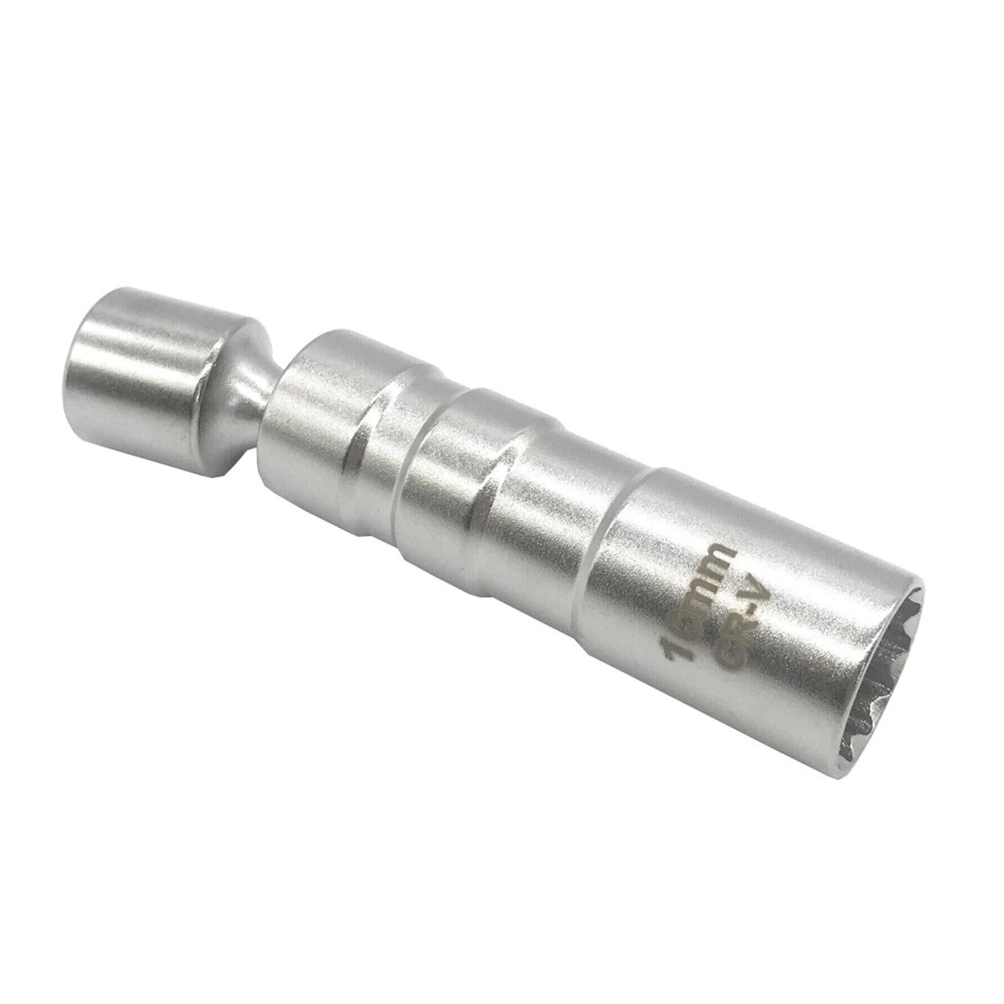 16mm Thin Wall Magnetic Swivel Spark Plug Socket 8 inch Drive 12 Point