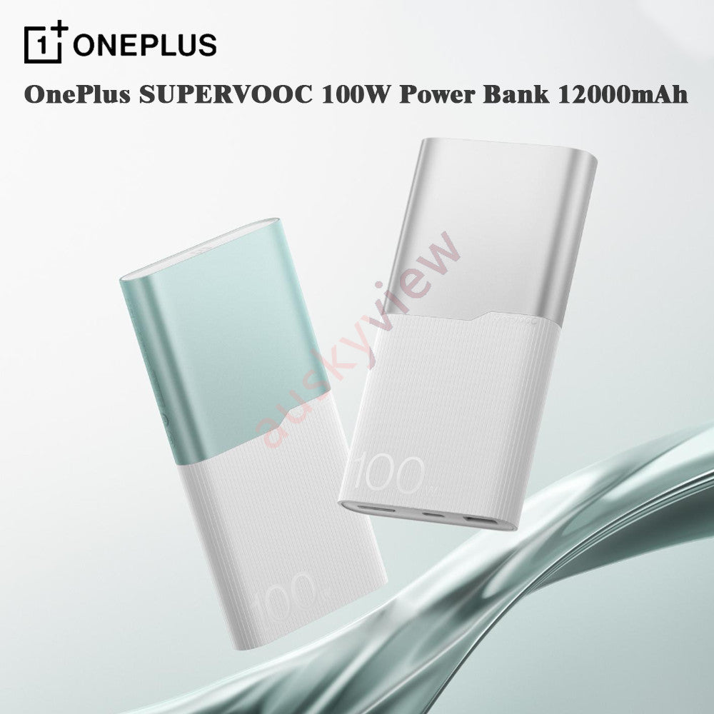 OnePlus 100W SUPERVOOC Super Flash Charge Power Bank (12000mAh)–45Wh Flight-Safe