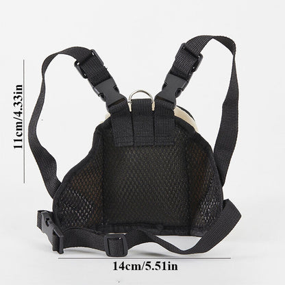 Pet Cat Dog Backpack Bag Dog Snack Bag Adjustable Out Travel Bag Large-capacity