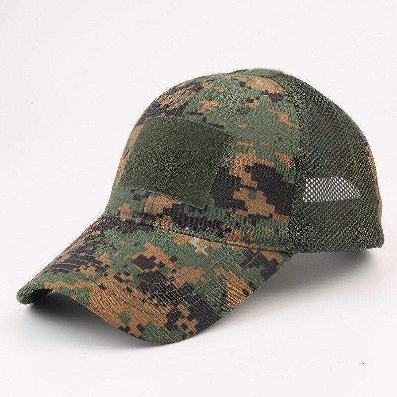 Tactical Hat Camouflage Sunscreen Outdoor Sport Hunting Camping Hiking Cap Brown