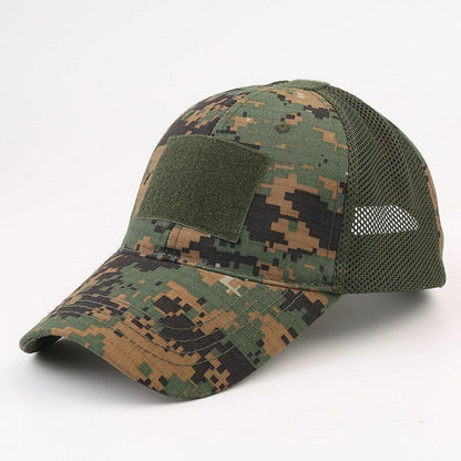 Tactical Hat Camouflage Sunscreen Outdoor Sport Hunting Camping Hiking Cap Brown