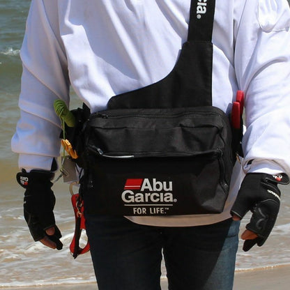 Fishing Tackle Lure Waist Bag Waterproof Portable Bass Trout Hook Line Bait Reel