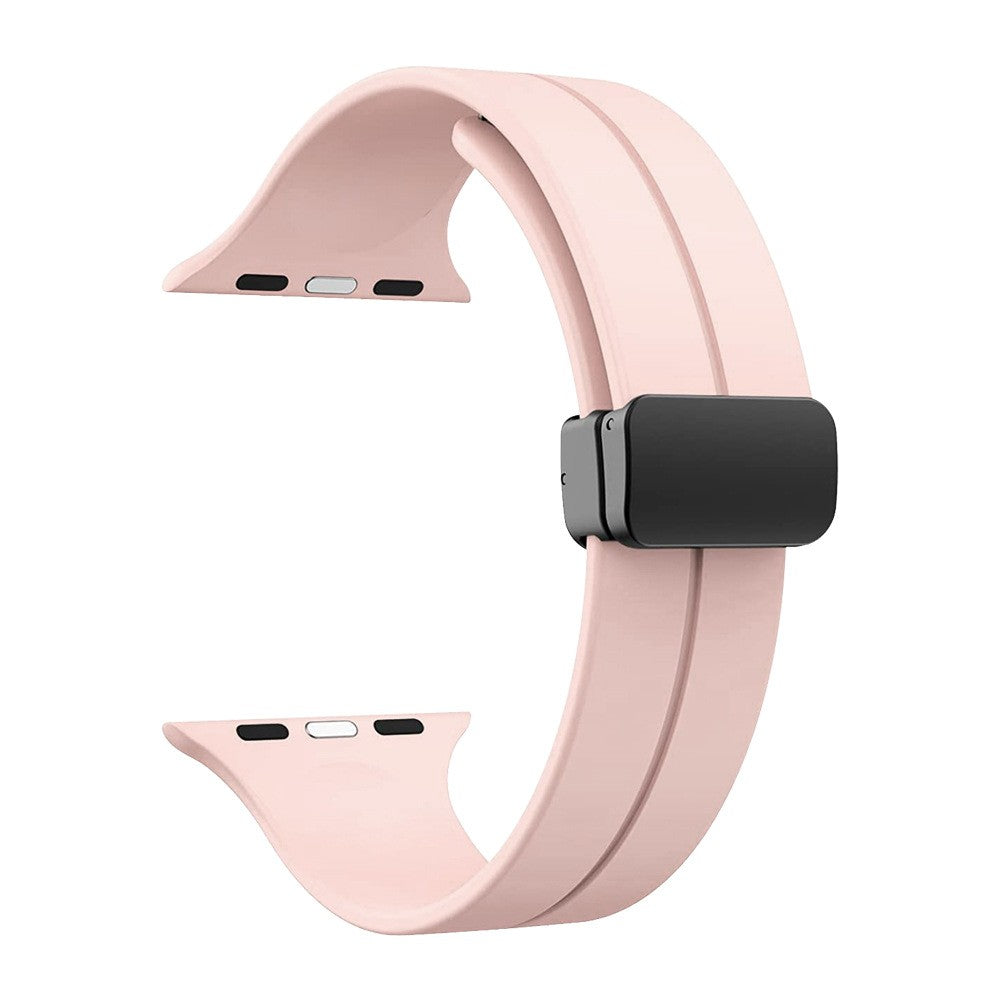 Suitable for Apple Watch 10 ultra2 silicone strap iWatch magnetic buckle strap