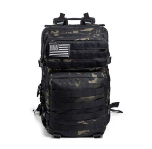 50L1000D Nylon Tactical Backpack Sport Military Bag Men Outdoor Travel Rucksack