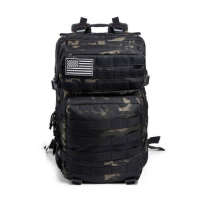 50L1000D Nylon Tactical Backpack Sport Military Bag Men Outdoor Travel Rucksack