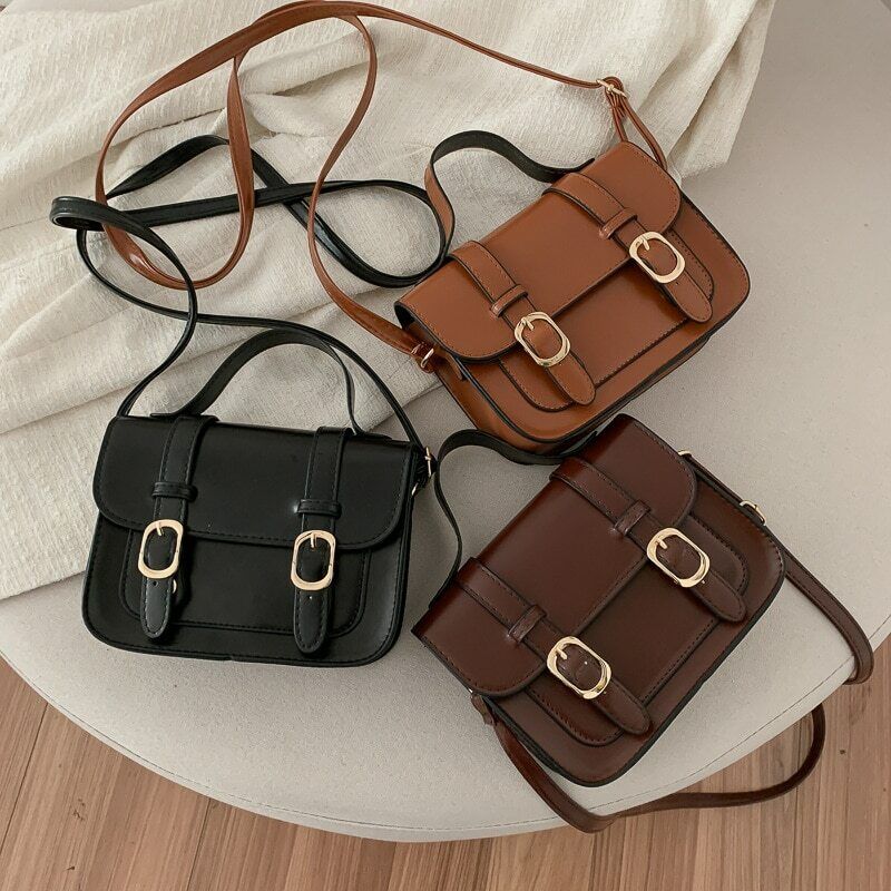 Flap Lock Classic Bags Casual Leather Shoulder Bags Clutch Crossbody Bag Handbag