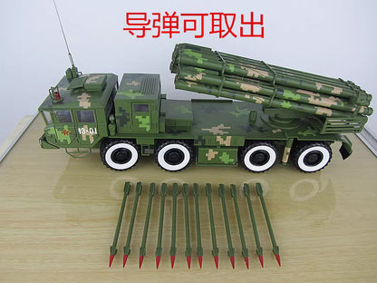 1:24 PHL-03 S300 Long-range Rocket Artillery Launcher Truck Stand Diecast Model