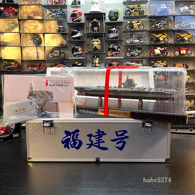 Chinese Aircraft Carrier Liaoning/Fu Jian Alloy Ship Static Finished Model W/Box