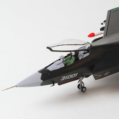 TEERBO China J-31 FIGHTER PLANE Original 1/48 diecast plane model aircraft