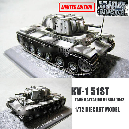 KV-1 51ST TANK BATTALION RUSSIA 1942 1/72 DIECAST TANK MODEL Warmaster