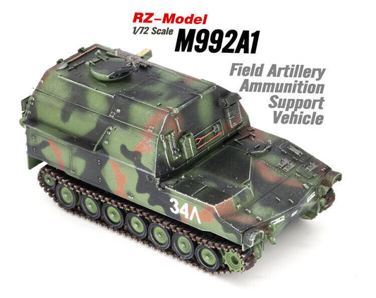 HOT!! RZ-MODEL 1/72 U.S M992A1 Field Artillery NATO Three-color Camouflage Model