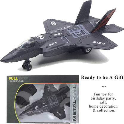 1/72 Fighter Aircraft F35 Jet Plane Alloy Model Pullback Fighter Sound Light b