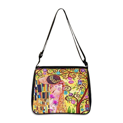 Famous Paintings Handbag Women Shoulder Bags Shopping Bag Canvas Pouch Zipper