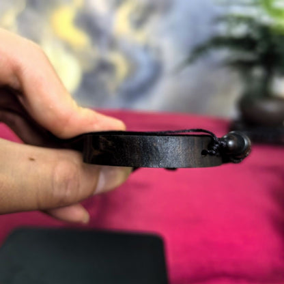 Agarwood Between Buddha & Demon Pendant 5cm Car Decor