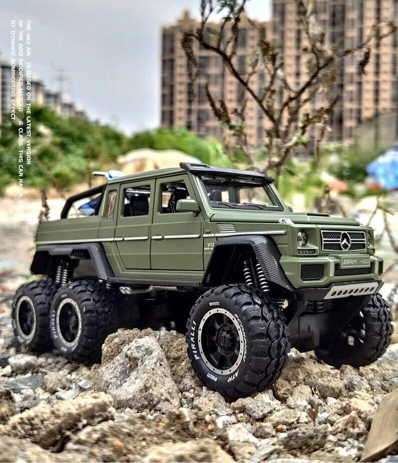 1:28 Mercedes Benz G63 G65 Diecast Model Car Pickup Truck Vehicle Toy Gift 6*6