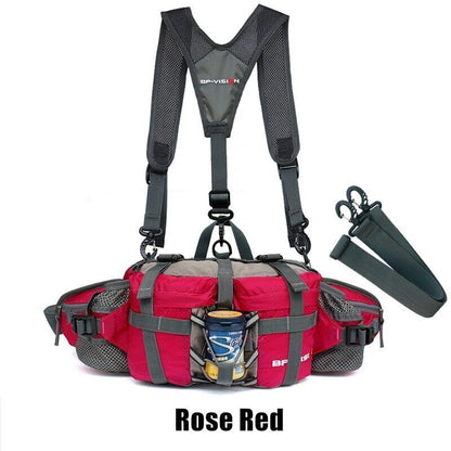 Outdoor Hiking Bag Backpack Sports Mountain Bottle Nylon Camping Hiking Hunting