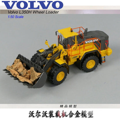 1:50 VOLVO L350H Wheel Loader Forklift Construction Machine Diecast Model