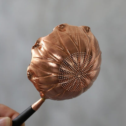Chinese Traditions Copper Tea Strainers Handmade Tea Filter Tea Accessories Set
