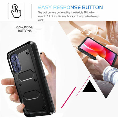 For Motorola Moto G Stylus 2022 Case Luxury Dual Layer Rugged Hybrid Phone Cover