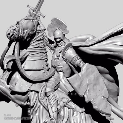 1/35 resin figure model kit Dungeon Demon Ghost Knight 3D Printing Unassembled