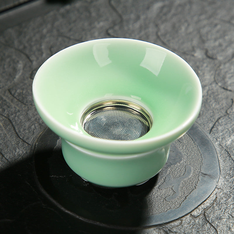 Chinese Tea Set Single Item Porcelain Gaiwan Tea Cup Pitcher Tea Strainer New