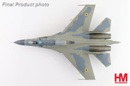 1:72 HM Su-27 Compass Ghost Grey Ukrainian Air Force 2023 Fighter Diecast Model