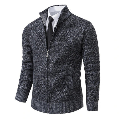 Winter Jackets Men Sweatercoat Knit Outerwear Mens Coat Jacket