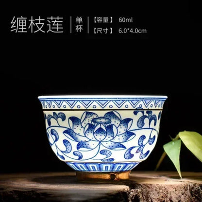 1pc Porcelain Tea Cup Small Tea Bowl Ceramic Phnom Penh Tea Bowl Single Cup