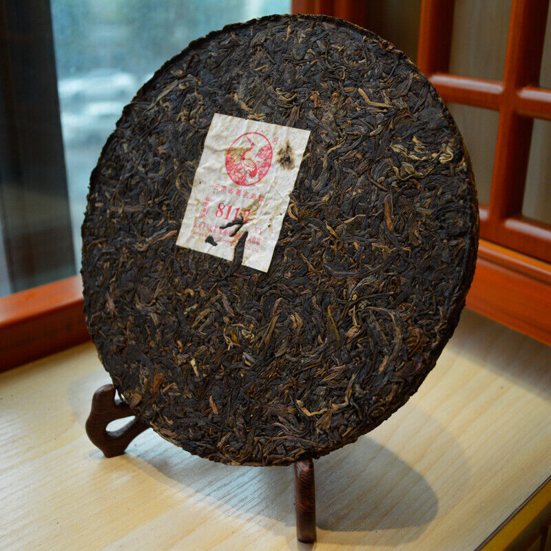 2011 Xiaguan 8113 XY Special Red Ribbon Discus Puer Shen Pu'er Raw Tea 357g